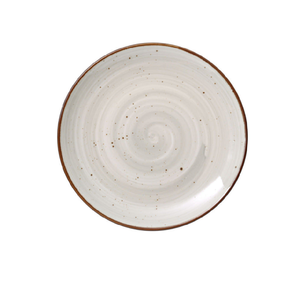 Yanco LY-1107 Lyon Plate 7-1/4" Dia. X 3/4"H Round