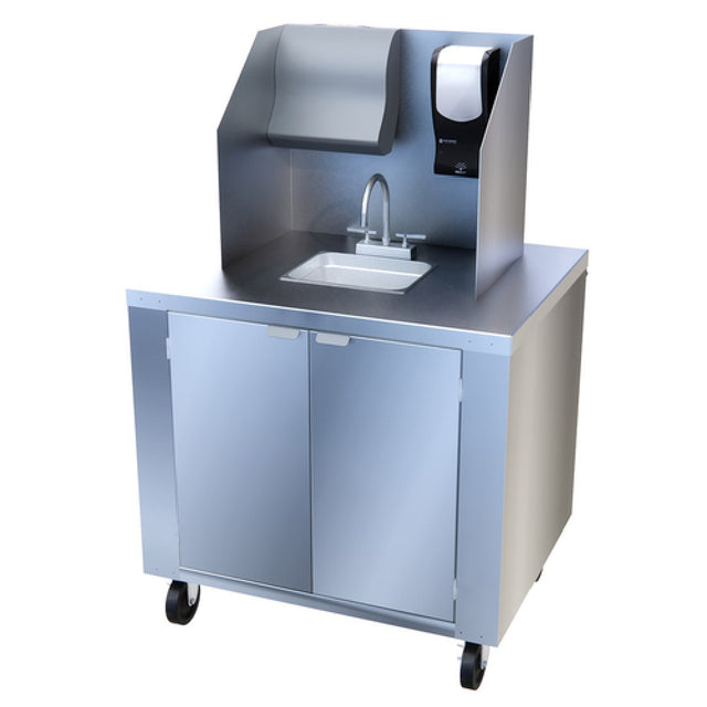 Dinex DXPL050114457B Mobile Handwashing Station Self-contained 36"W X 28"D X 56"H