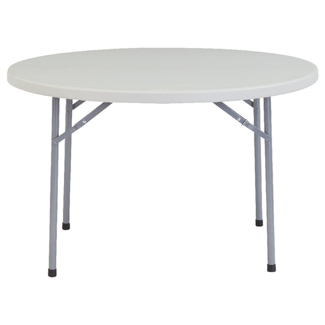 National Public Seating BT48R NPS® Heavy Duty Round Folding Table 48" Dia. Round