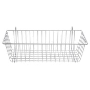 Hubert 75270 - Basket, 17-1/2" X 7-1/2" X 5-1/4"H, With Hooks