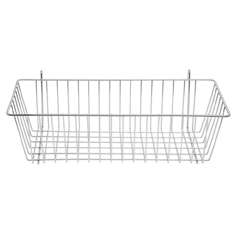 Hubert 75270 - Basket, 17-1/2" X 7-1/2" X 5-1/4"H, With Hooks