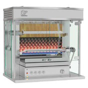 Rotisol MF975-2G-SS_NAT Garden Olympia MasterFlame 'Rustic-Style' Rotisserie Oven