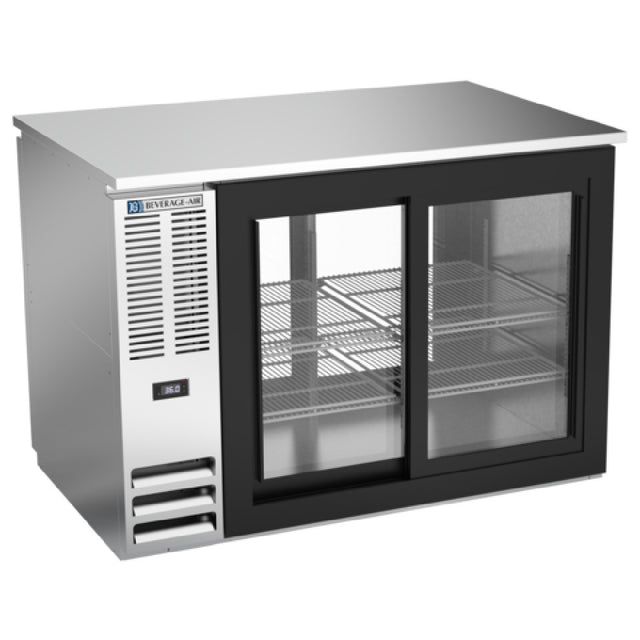 Beverage Air BB48HC-GS-PT-S - Refrigerated Pass-Thru Back Bar Refrigerator, Two-section