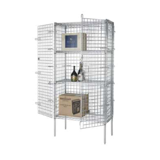 1880 Hospitality FSEC184863 Focus Foodservice Security Cage Kit 18" X 48" X 63"H