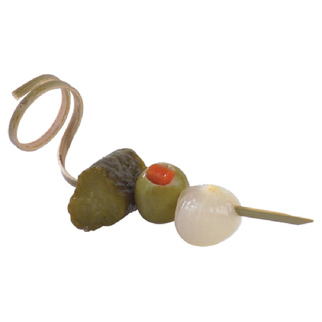 PacknWood 210BBTWIST9 - Skewer, 3.5", Top Twisted