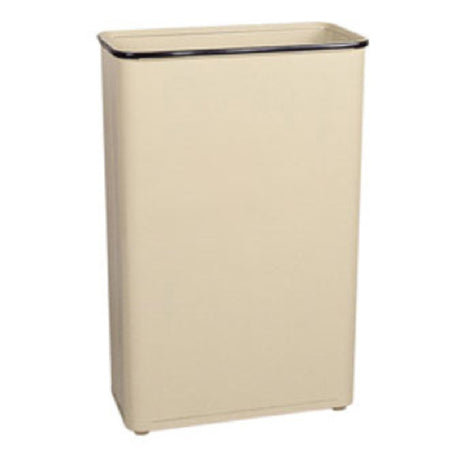 Rubbermaid FGWB96RAL - Steel Wastebasket, 11" L X 21" W X 30" H, 96 Qt. Capacity
