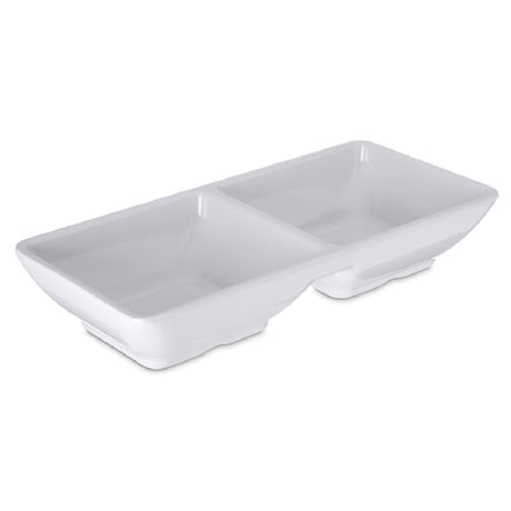 Carlisle 086202 Carlisle Ramekin 4 Oz. (2 Oz Per Compartment) 5-3/4"L X 2-3/4"W