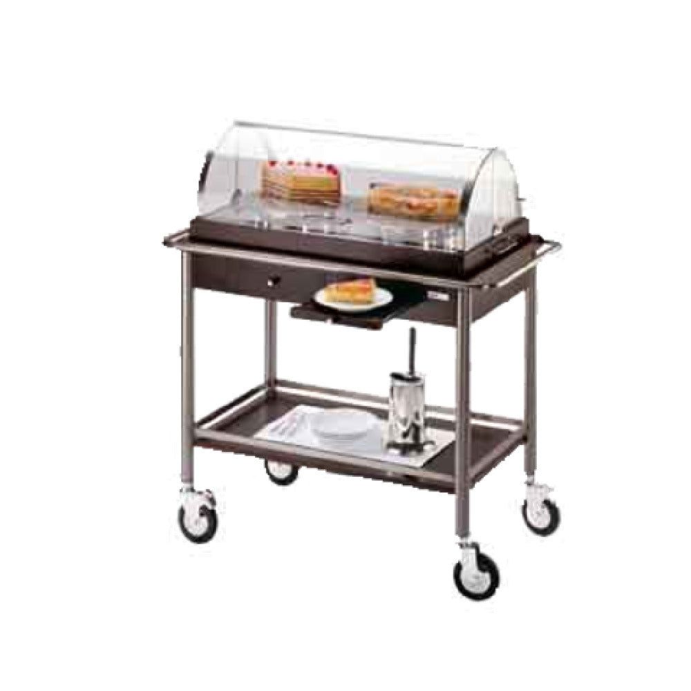 Bauscher Hepp 30.8002.0000 - Pastry/Dessert Trolley, 39-3/4"L (1010mm) X 20-7/8"W (530mm) X 43-11/16"H (1110mm)