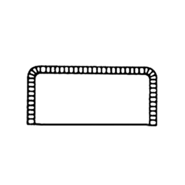 Somerset RS1 Turnover/Pastry Die Rectangle 4-1/2" X 2-3/8" X 1"