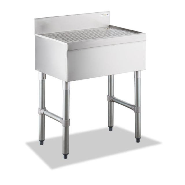 Steel Works Stainless SWBDU-1848 Underbar Drain Board Free Standing 48" X 18" X 34"H