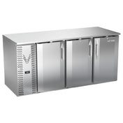 Victory VBB72HC-F-S - Back Bar Refrigerator, Food Rated, Three-section