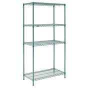 Hubert 11102 - Shelving Unit, Wire, 36"W X 24"D X 72"H