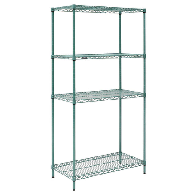 Hubert 11102 - Shelving Unit, Wire, 36"W X 24"D X 72"H