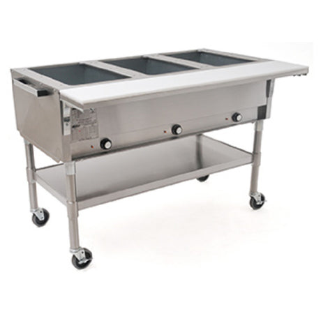 Eagle SPDHT2-208-3 Portable Hot Food Table Electric Open Base