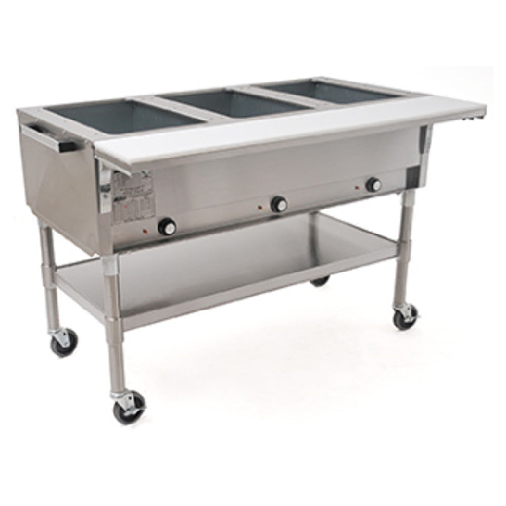 Eagle SPDHT3-240-3 Portable Hot Food Table Electric Open Base