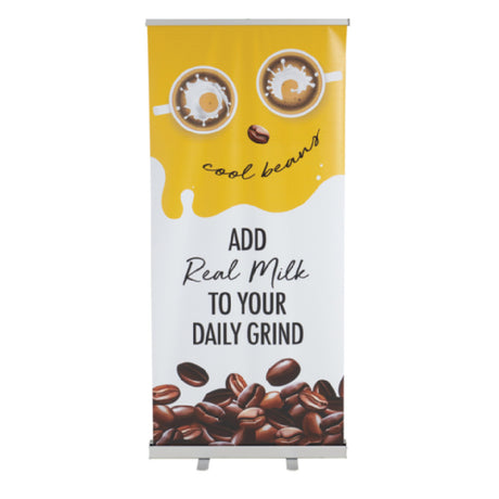 Hubert 58178 - Retractable Banner Stand, 79"L X 33"W