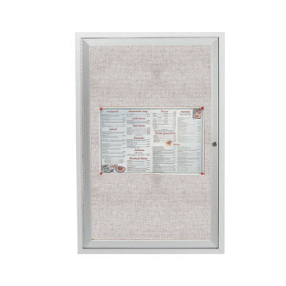 Aarco ODCC2418R Bulletin Board 18"W X 24"H Enclosed