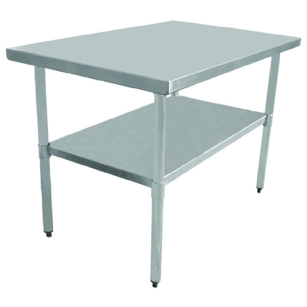 Serv-Ware T3060CWP-18S-V - Serv-Ware - Tables - 60" Work Table - Stainless Undershelf - (30" Depth) - Dimensions: 60" W X 30" D X 34" H