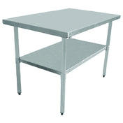 Serv-Ware T3060CWP-18S-V - Serv-Ware - Tables - 60" Work Table - Stainless Undershelf - (30" Depth) - Dimensions: 60" W X 30" D X 34" H