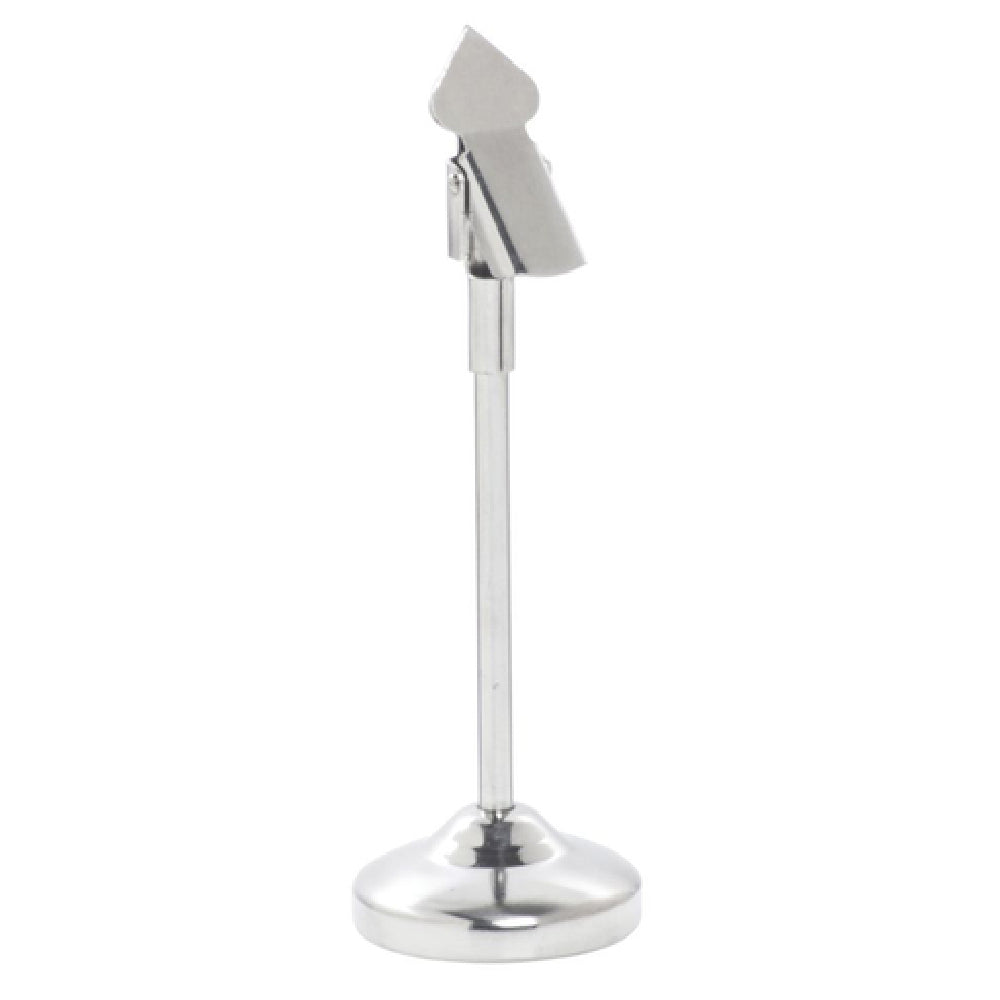 Hubert 23595 - Sign Holder, 1-9/16" Dia. X 5"H, French Style Clip