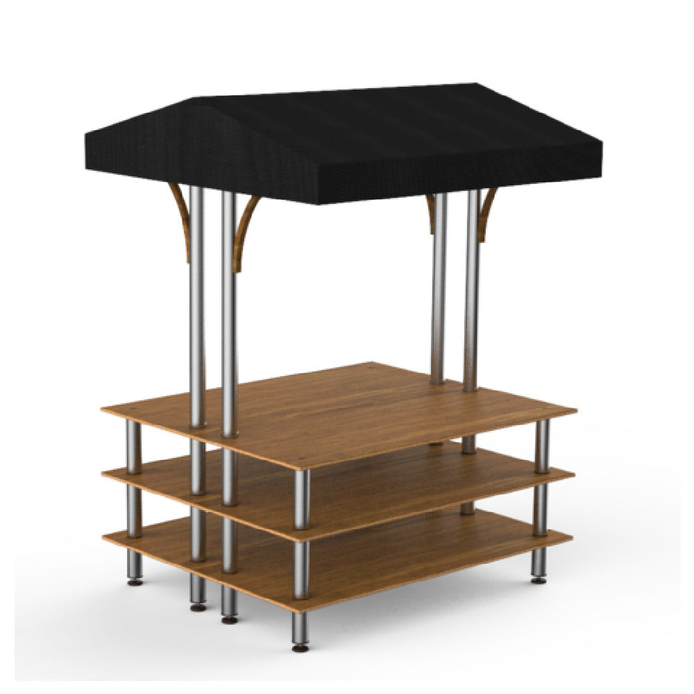 Steelite MGCMLB22BSBF - Back To Back Market Station, 71.0" X 59.0" X 96.0", Modular