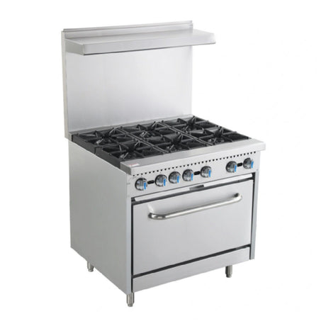 Hurakan By Equip.me HKN-XRFG36O6W - Hurakan Gas Range Natural Gas / Convertible To LPG