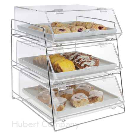 Hubert 21873 - Bakery Case, 3-tier, 17-3/4"L X 15-3/5"W X 17"H