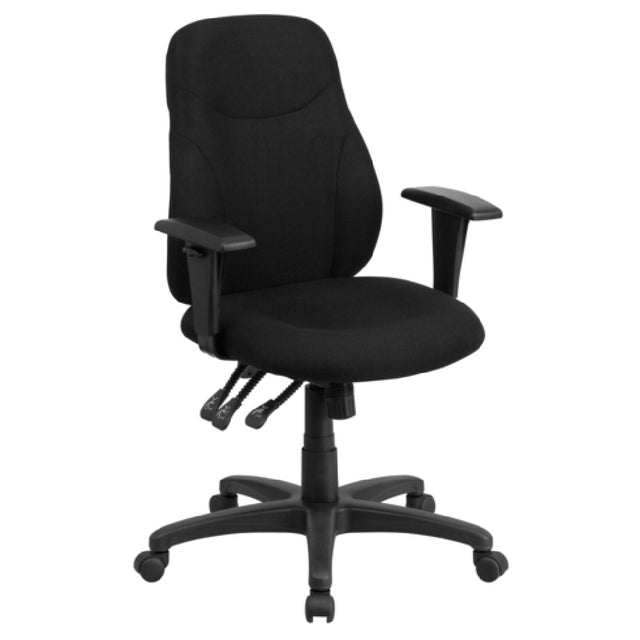 Flash Furniture BT-90297M-A-GG Ergonomic Swivel Task Chair 39" To 44-1/2" Adjustable Height