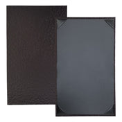 Risch METRO-1V 8.5X14 Metro Iron Or Mesh Hardback Metallic Menu Cover (specify Pattern And Color)