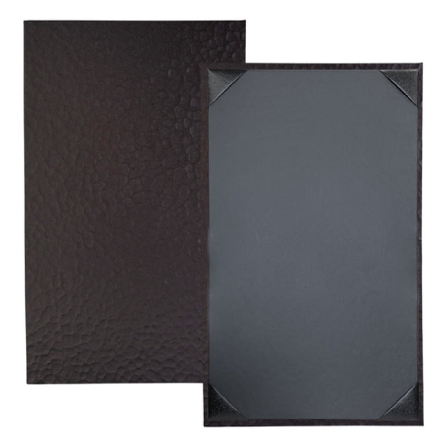 Risch METRO-1V 8.5X14 Metro Iron Or Mesh Hardback Metallic Menu Cover (specify Pattern And Color)