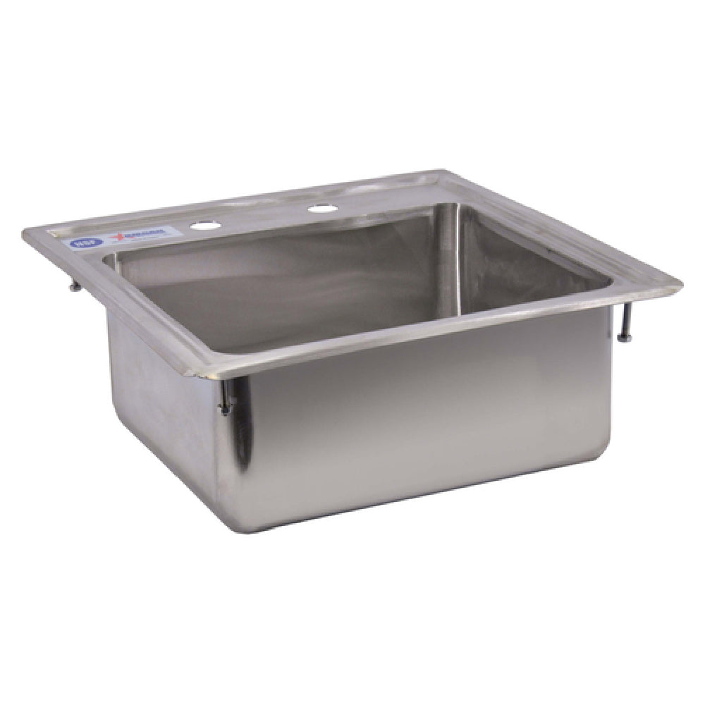 Omcan 39784 (39784) Drop-In Sink One Compartment Self-rimming