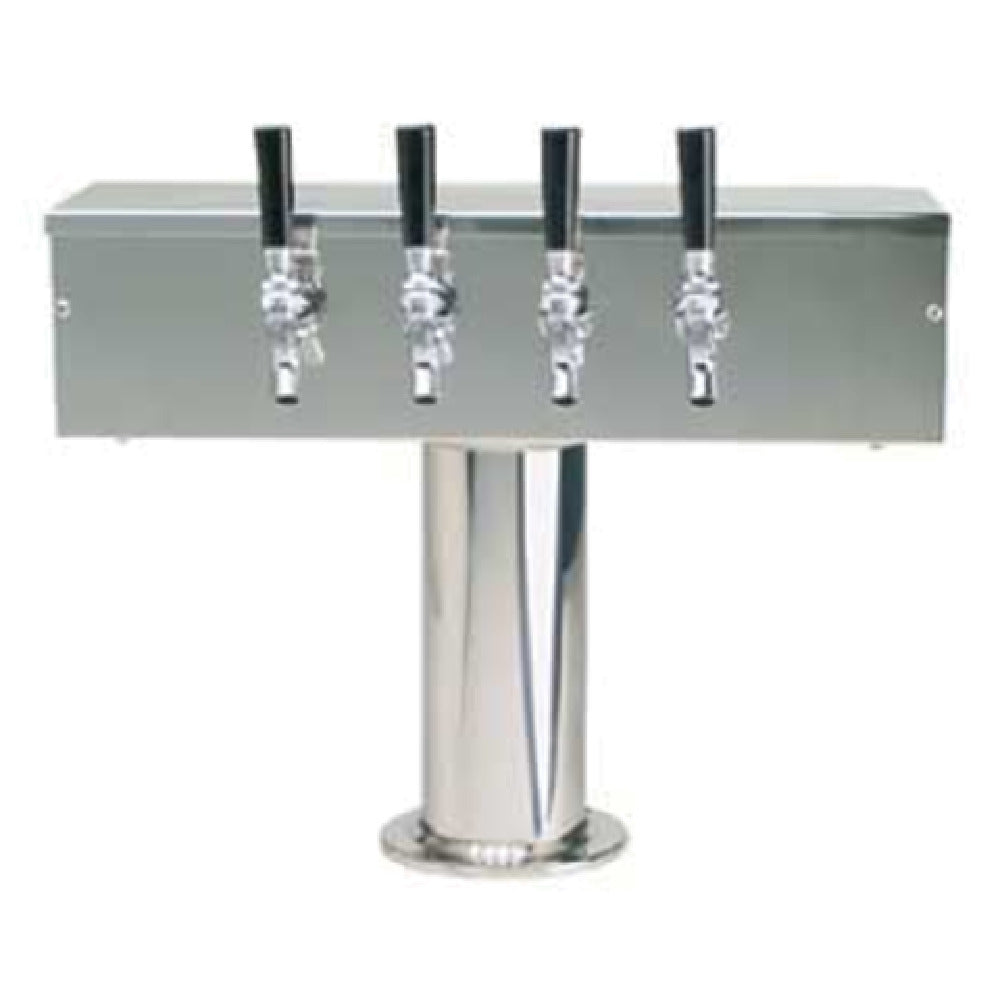 Micro Matic DS-354-PSSKR T Style Draft Beer Tower Countertop 20"W X 15-1/2"H