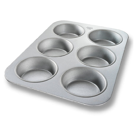 Chicago Metallic 44305 Mini Cake Pan 11-1/8" X 15-3/4" Overall Makes (6) 4-1/4" Dia. Mini-cakes