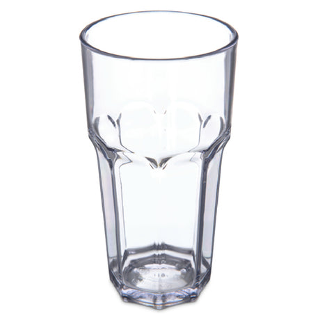 Carlisle 581607 Carlisle Louis™ Tumbler 16 Oz. (16.50 Oz. Flush Fill) Faceted Shape