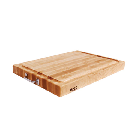 John Boos RAFR2418 Cutting Board 24"W X 18"D X 2-1/4" Thick Edge Grain Construction