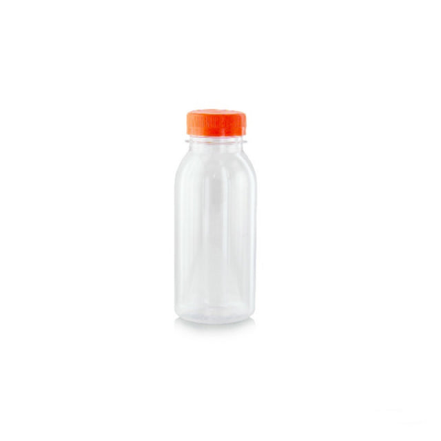 PacknWood 210BOUT252 - Bottle With Orange Cap, 7.8 Oz., Reusable