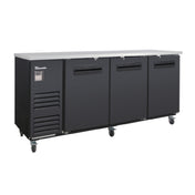 Blue Air BLBB90-4B-HC - Back Bar Cooler, Three-section, 90"W