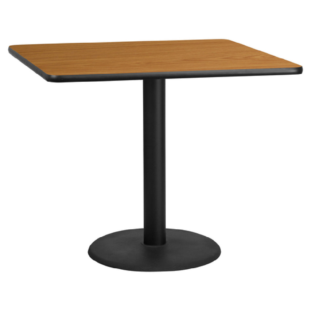 Flash Furniture XU-NATTB-4242-TR24-GG Table 42"W X 42"D X 31-1/8"H Dining Height