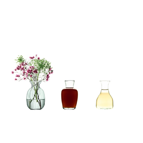 Hospitality Brands HGLMZ31-001 Hospitality Brands Mia Recycled Mini Vase Set