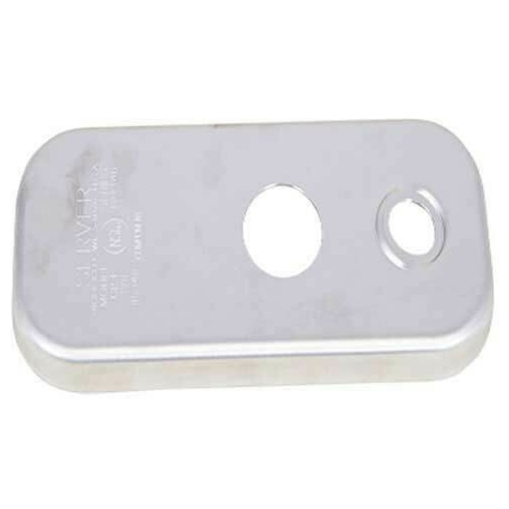 Franklin Machine Products 217-1362 Condiment Pump Lid 7-5/16"L X 3-9/16"W Stainless Steel (replaces Server 83195)