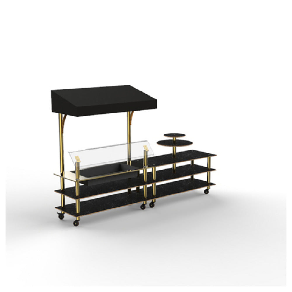 Steelite MGCMLE04MBBW Display Station Mixed Materials (minimum = Case Quantity 1 Per Case) (repack Item)