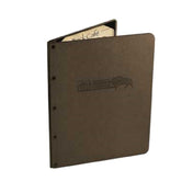 Menu Solutions HB20BD Menu Cover Holds 4-1/4" X 14" Inserts Double Panel