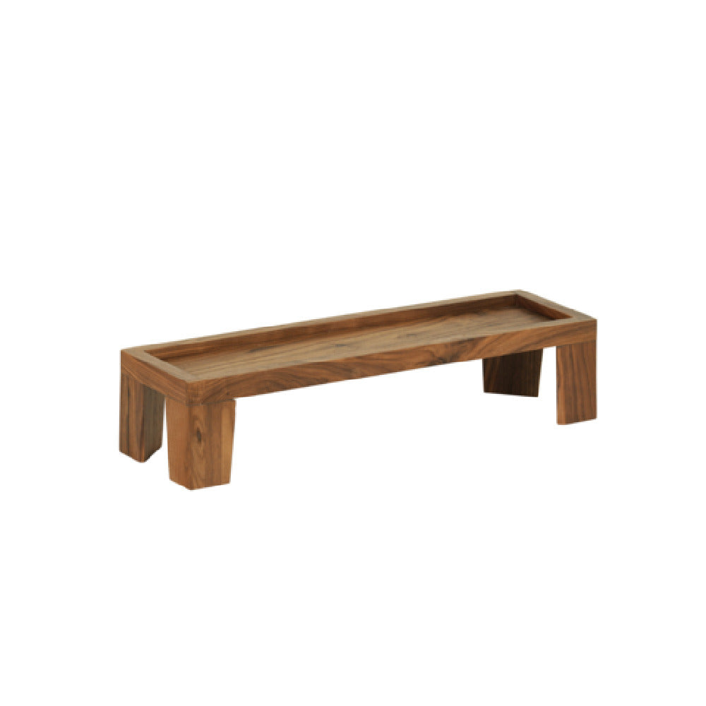 Cal Mil 23602-6-78 Sydney 20X6X6 Taper Riser 6"W X 20"D X 6"H Walnut