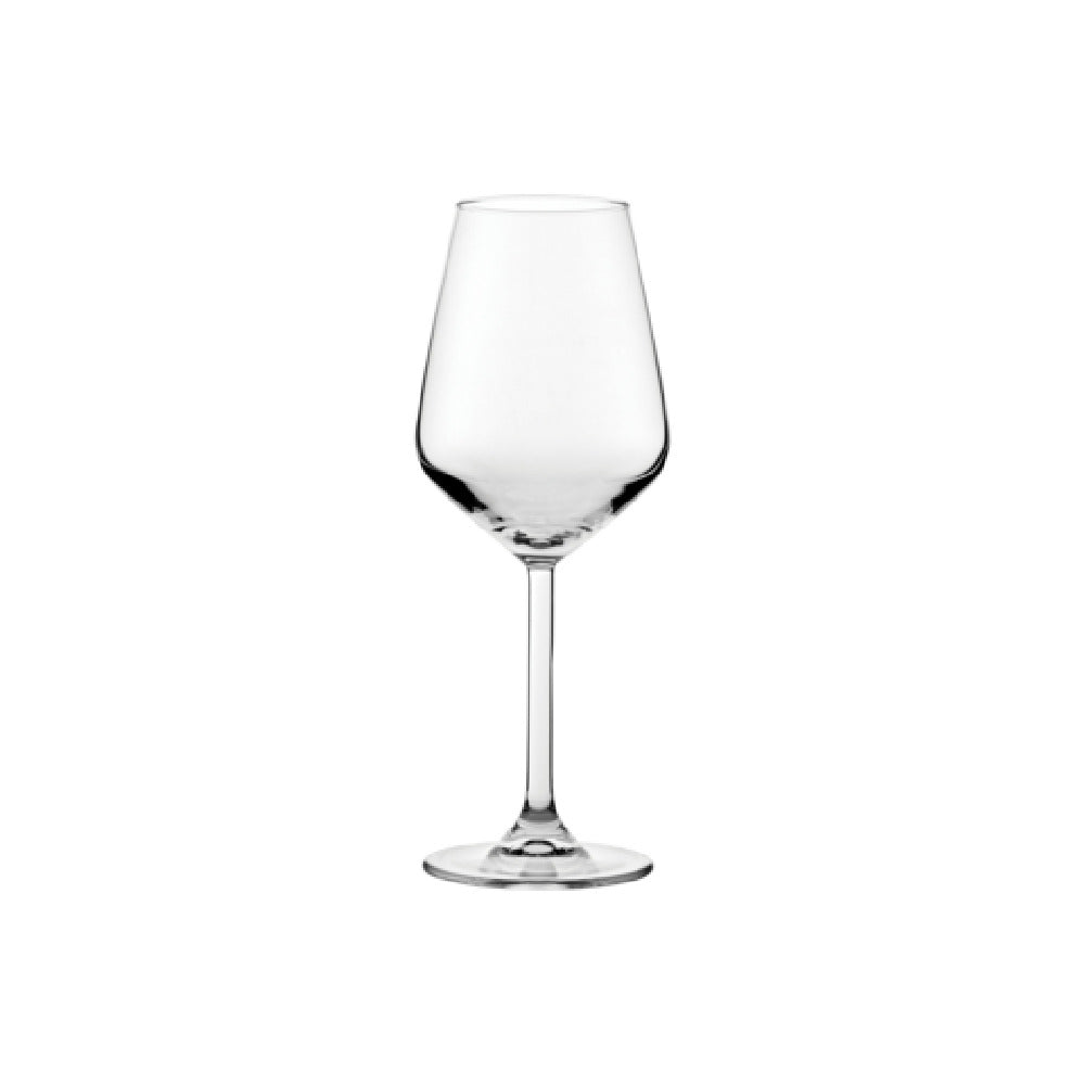 Steelite P440080 White Wine Glass 12.25 Oz. (H 8-3/4" M 3-1/4" T 2-1/4" B 2-7/8") Soda Lime