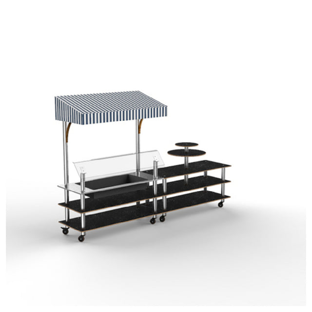 Steelite MGCMLE04MSWW Display Station Mixed Materials (minimum = Case Quantity 1 Per Case) (repack Item)