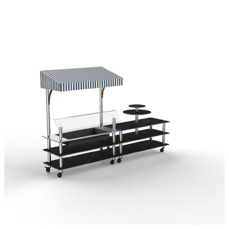 Steelite MGCMLE04MSWW Display Station Mixed Materials (minimum = Case Quantity 1 Per Case) (repack Item)