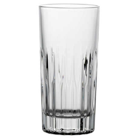 Steelite 6444BW001 Cooler Glass 12-1/4 Oz. (H 5-3/4" M 2-3/4" T 2-3/4" B 2-3/8") Cut Glass