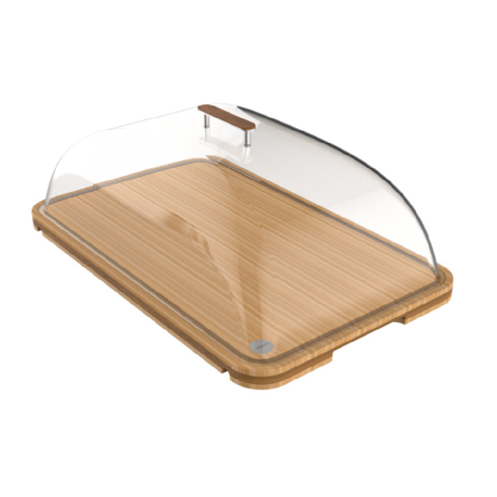 Steelite MGSSCMBM0501 - Mogogo Buffet Solutions, Cheese Tray With Clear Plexiglass Dome Cover For Roll'n Service Cart