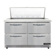 Continental Refrigerator D48N18M-FB-D Designer Line Mighty Top Sandwich Unit Front Breather