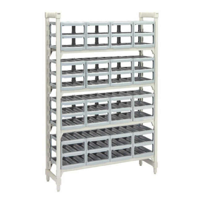 Cambro CPUWR144872480 Camshelving Premium Series 14" X 48" X 72" With Wine Rack Accessory Unit Consists Of: (1) Box 14" Deep Unit With Factory Assembled Post Kits